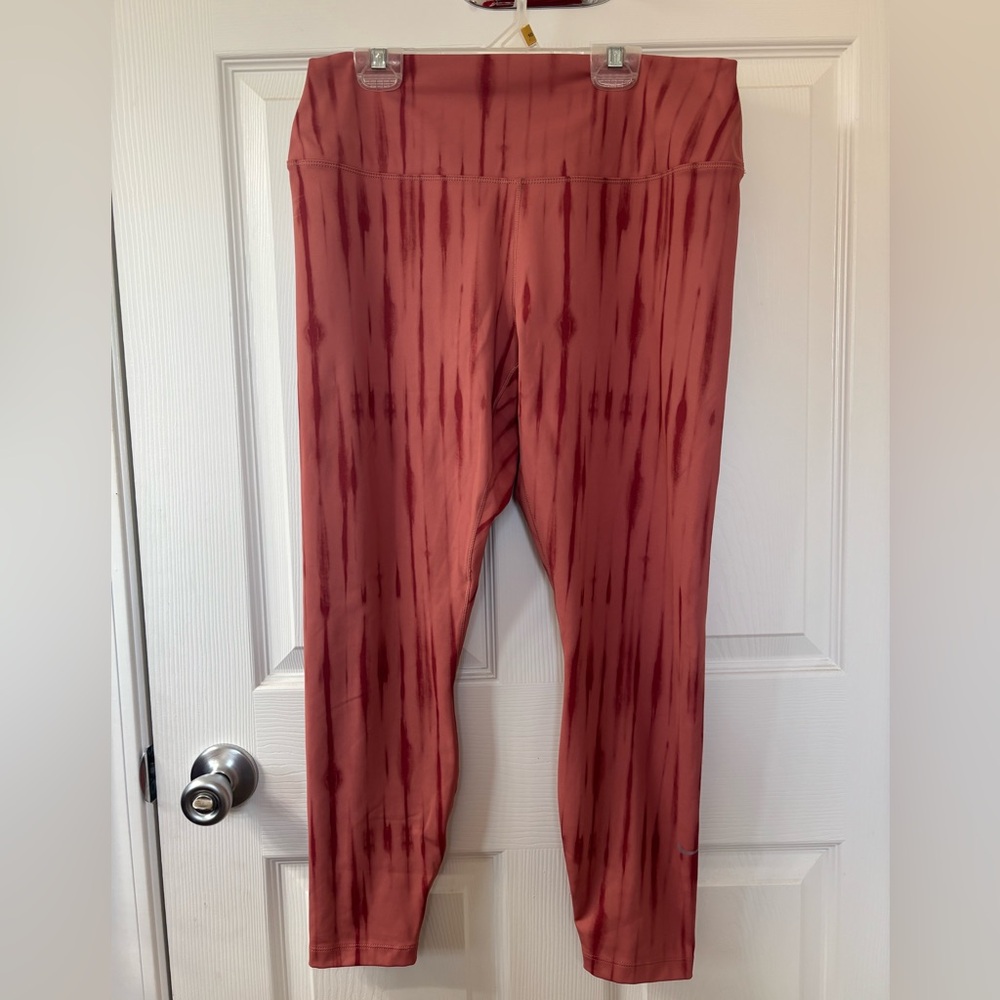 New Women Nike One Gentle Support High-Waisted 7/8 Leggings FZ7272-634 Size XL